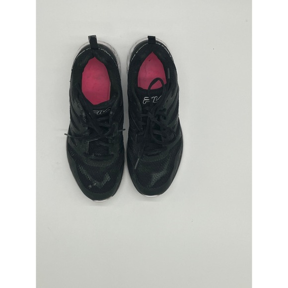 Fila Shoes - Fila Black Sneakers Womens Sz 9.5 Low Top Athletic Running Walking Shoes Mesh